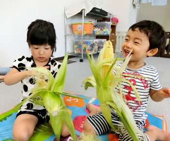 きずな保育園の子どもたち